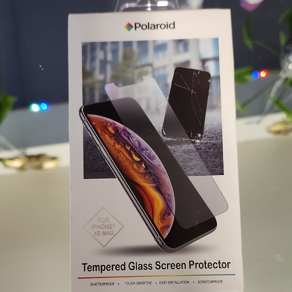Polaroid Shatterproof Screen Protector for iPhone XS Max - Transparent